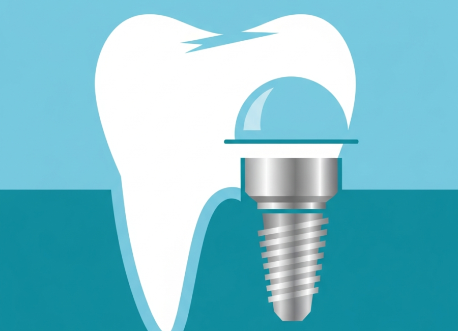 Dental implant treatment visual